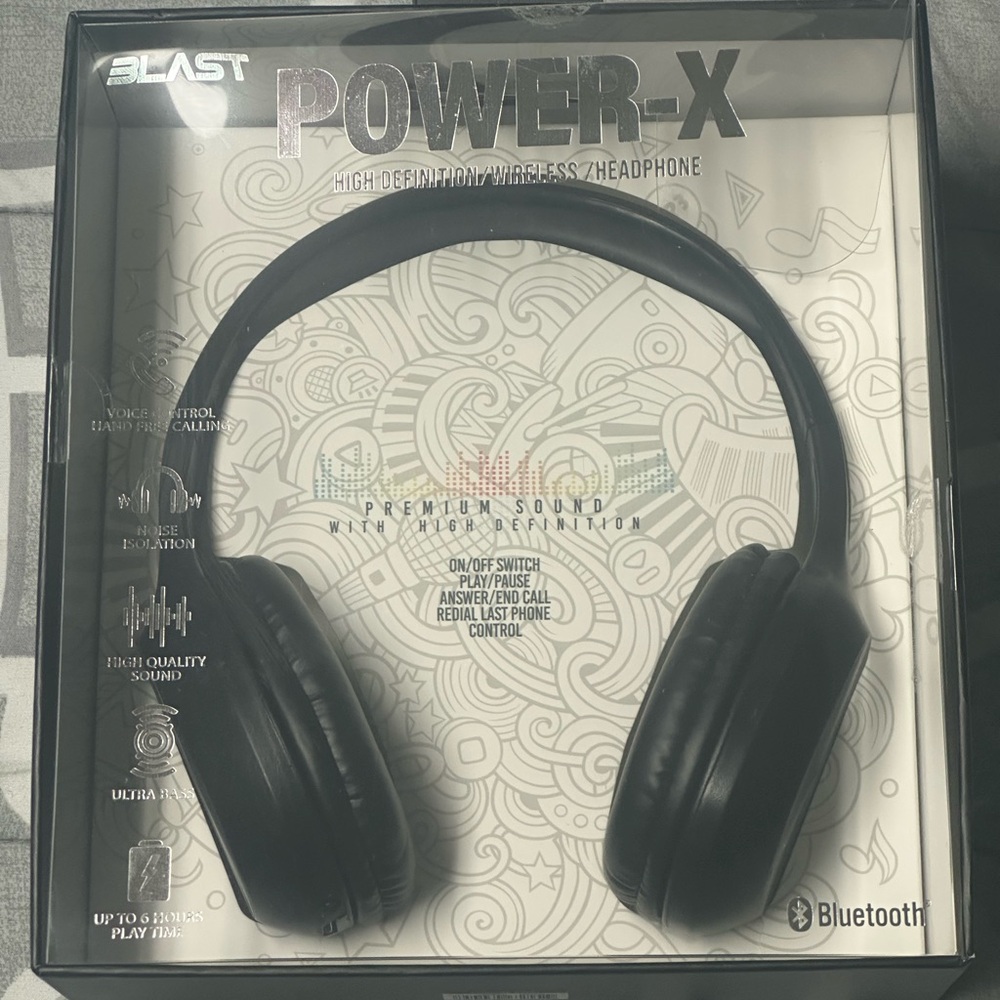Blast Power X Headphones Brand New SHIPS FAST